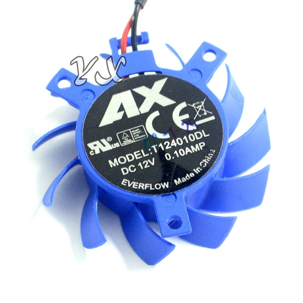 video card fanNew gt210 210 X1 gt210 D2 Graphics card fan T124010DL 12V 0.10A 35mm diameter