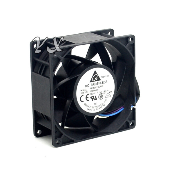 free shipping high quality New 9038m 24V fan PFB0924DHE P / N 3620927411 1.74A 4 lines 90*90*38mm