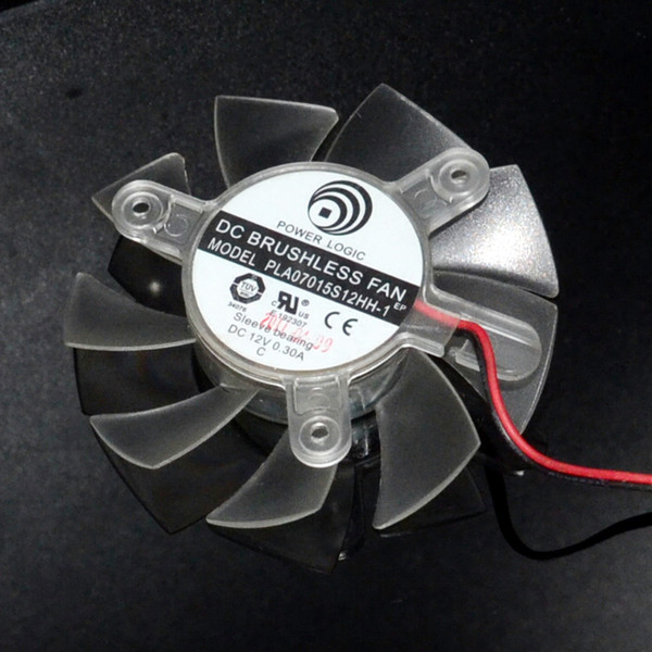 New 12V GT440 GT240 X5 GT240 Graphics card fan 6.5cm diameter 12V 0.30A PLA07015S12HH-1