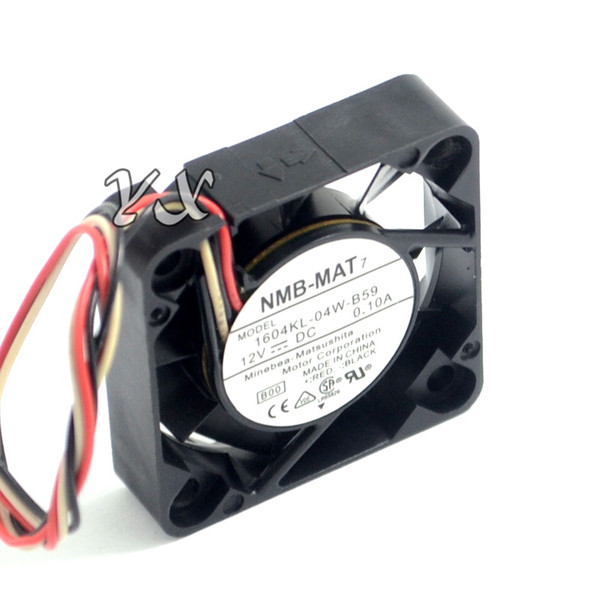 New and Original 1604KL-04W-B59 4010 4CM 12v 0.1A winds of double ball bearing fan for NMB 40*40*10mm