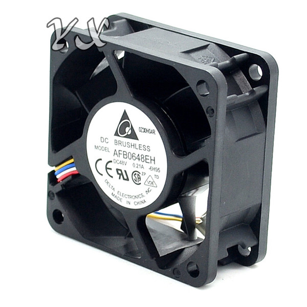 60*60*25mm 6025 AFB0648EH 48V 0.21A 4-wire PWM Inverter fans for delta