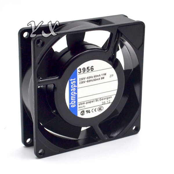 free shipping high quality New TYP3956 Germany EBMPAPST fan 230V 92*95*25 high temperature fan,cooling fan