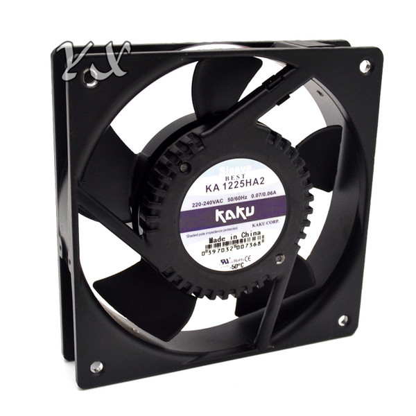 KA1225HA2 12cm Kaku 12025 220V metal frame high temperature water proof fan