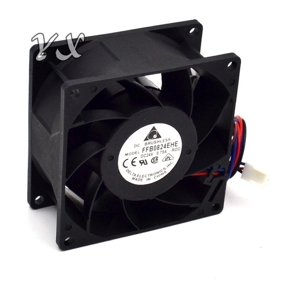 New original FFB0824EHE 8038 8cm 24V 0.75A dual ball bearing fan drive for Delta 80*80*38mm