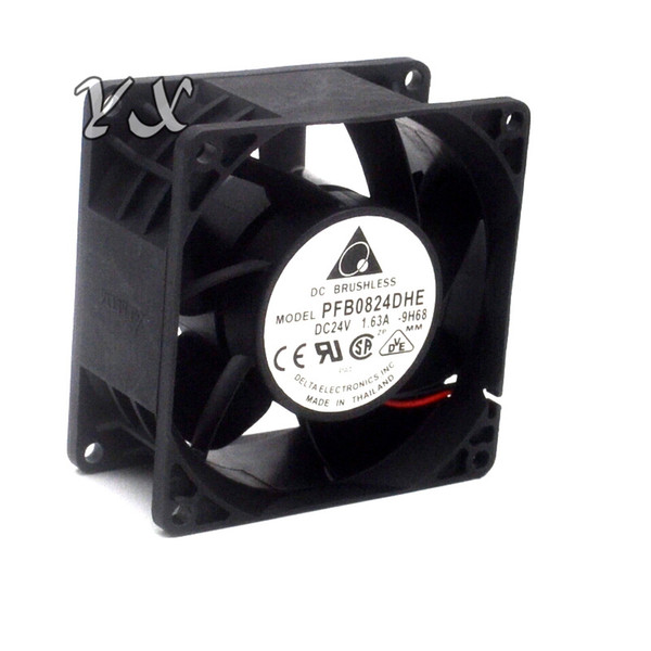 Large wind original PFB0824DHE 24V 8cm 1.63A four-wire PWM inverter fan for Delta 80*80*38MM