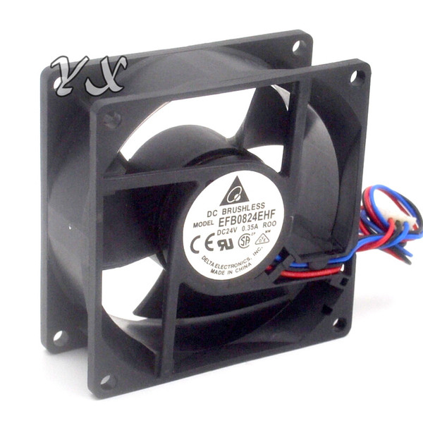 New and Original EFB0824EHF 8032 24V 0.35A Emerson CT inverter cooling fan for Delta 80*80*32mm