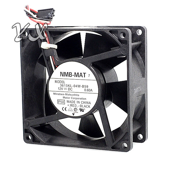 New 9038 winds of 9cm fan double ball bearing fan 12V 0.6A 3615KL-04W-B59 90*90*38mm