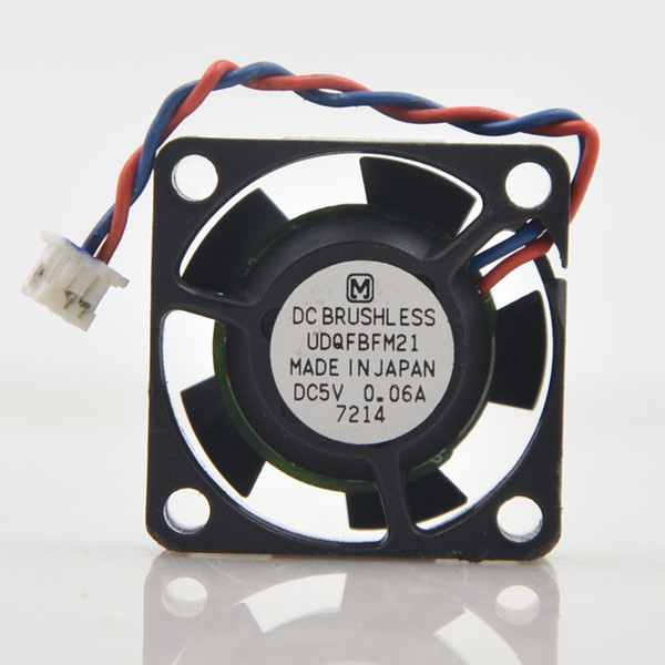 mini fan 2.5cm UDQFBFM21 5V 0.06A 2510 two-line car CD display card hard disk mute cooling fan