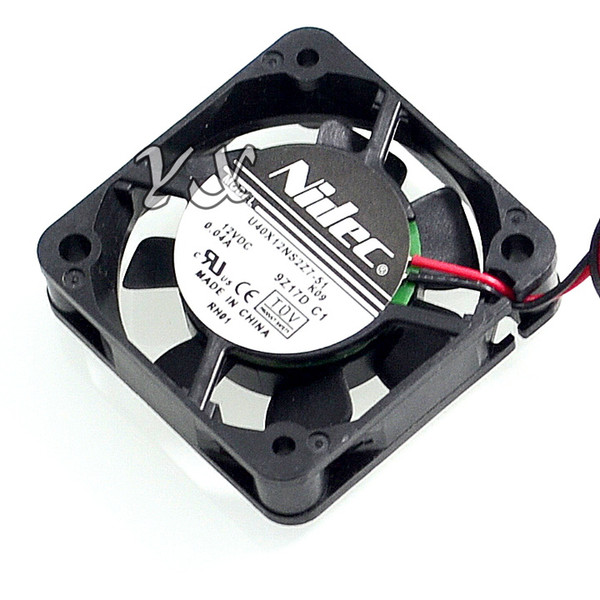 free shipping high quality New U40X12NSZ7-51 4cm4 PCT 12V 0.04A 4010 ultra-quiet fan for Nidec 40*40*10mm