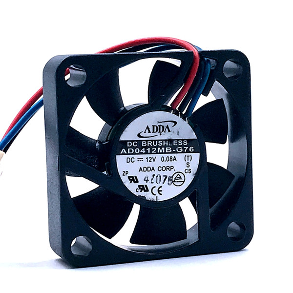 ADDA AD0412MB-G76 4010 40mm DC 12V 0.08A ultra silent fan double ball bearing cooling fan