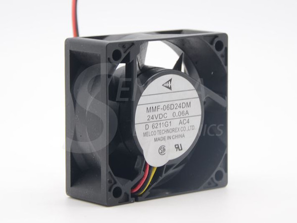 Brand new Original Melco MMF-06D24DM AC4 6025 60*60*25mm DC 24V 0.06A server inverter cooling fan