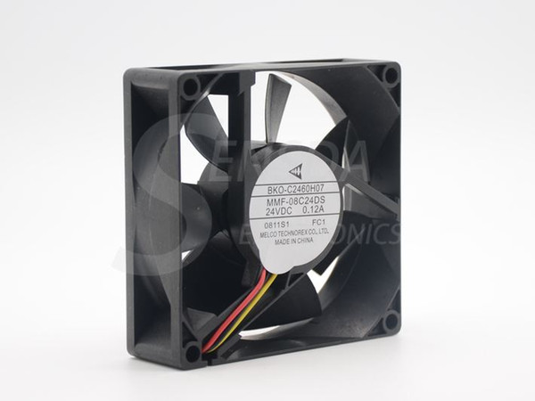 Free Shipping via dhl BKO-C2460H07 Melco MMF-08C24DS-FC1 MMF-08C24DS FC1 8025 24V 0.12A For Mitsubishi fan