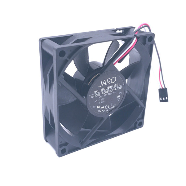 Original ADDA 8025 AD0812UF-A73GL 12V 0.3A 3Wire Cooling Fan