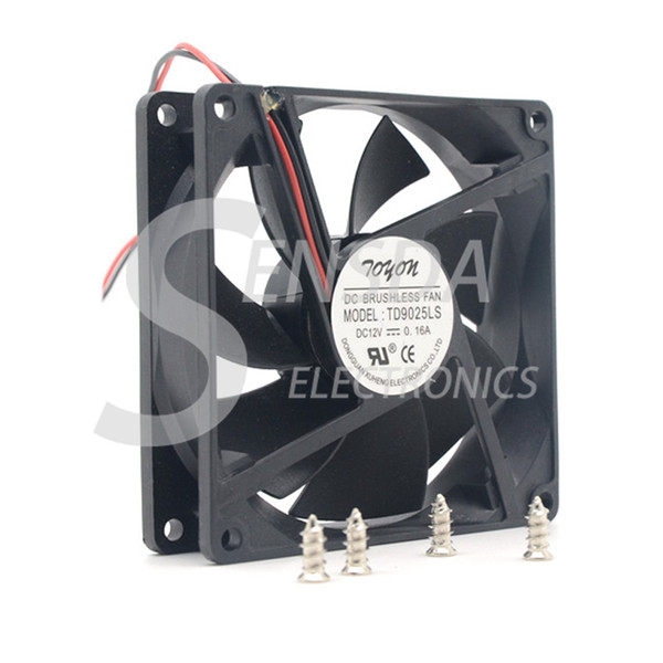 Free Shipping Wholesale GP TD9025LS 9cm 90mm DC 12V 0.16A Hydraulic Bearing server inverter cooling fan