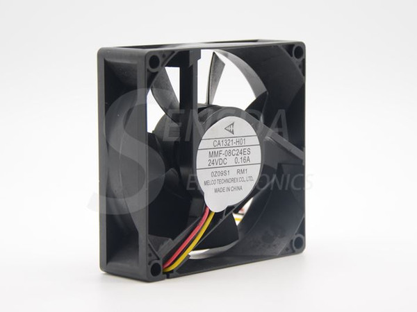 Free Shipping Via DHL For MITSUBISHI Melco MMF-08C24ES RM1 80mm 8cm 24V 0.16A cooling fan