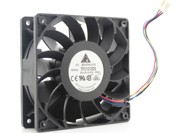 Free Shipping Delta 120mm PWM Fan TFC1212DE 252CFM vs PFB1212UHE, Most Powerful Server/CaseFan