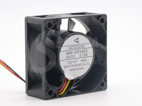 Brand New Original Melco 60mm MMF-06F24ES RM5 NC5332H62 DC 24V 0.10A For Yaskawa Inverter Cooling Fan