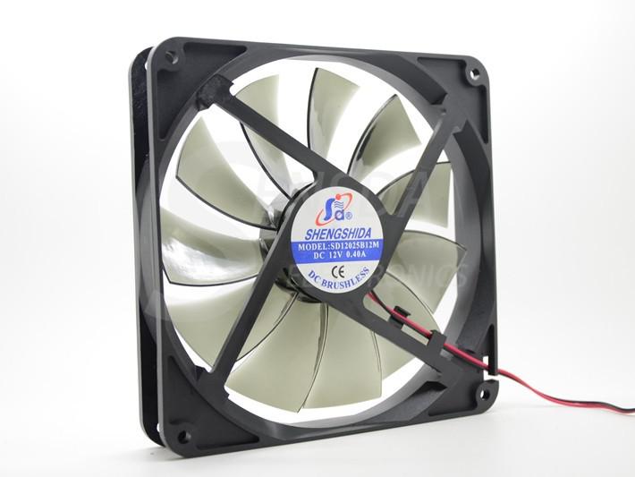 Free Shipping Best silent quiet 140mm pc case cooling fans 14cm DC 12V 4D plug computer coolers