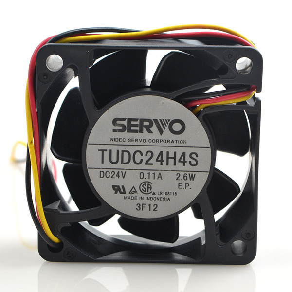 Japanese servo SERVO TUDC24H4S 24V 2.6W 6CM 6025 ultra quiet cooling fan