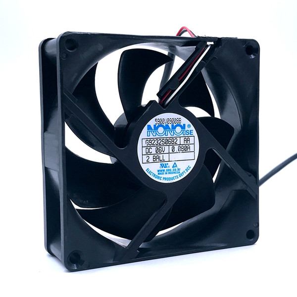 Nonoise G9232S06B2 TV cooling fan E44W46LCD For Nonoise DC Fan 92*92*32mm DC 6V 0.08A low noise quiet silent cooling 5900V09008B