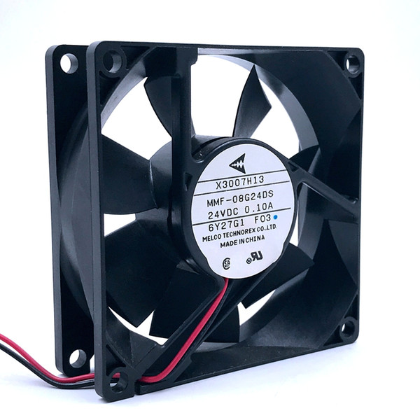 Melco X3007H13 MMF-08G24DS F03 FO3 8025 24V DC 0.10A server axial cooling fan