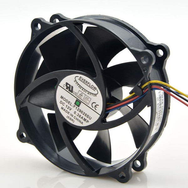 EVERFLOW F129025SU 9025 12V 9CM four wire speed circular pwm cooling fan for