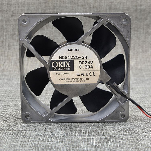 Genuine ORIX 12025 DC24V MDS1225-24M 12cm 0.34A aluminum shell inverter cooling fan