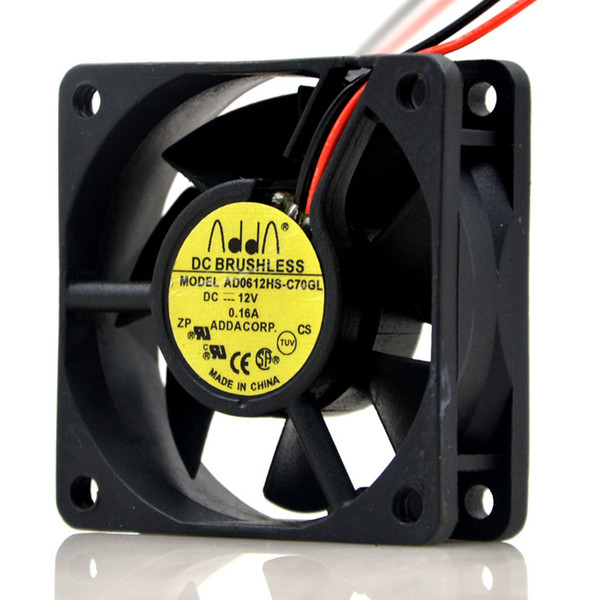 Genuine ADDA AD0612HS-C70GL 0.16A 6CM 60202 Wire Fan