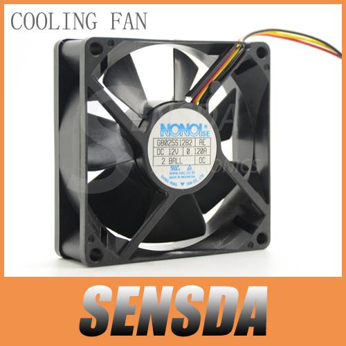 NoNoise G8025S12B2 For Samsung Fan HLT5076 HLT5676 HLT6176 HLS4676 HLT5087 HLR6167 8025 12V 0.120A quiet silent cooling fan