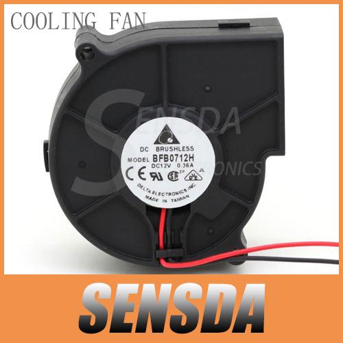 Free Shipping Original For Delta BFB0712H 7530 DC 12V 0.36A projector blower centrifugal fan cooling fan