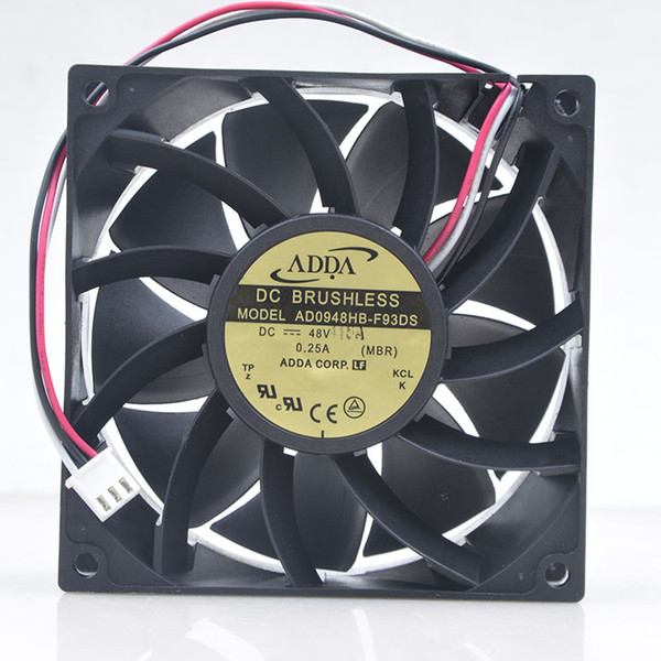 AD0948HB-F93DS DDA 9CM 48V 0.25A 9238 9038 Converter Server cooling Fan 4400RPM 100CFM