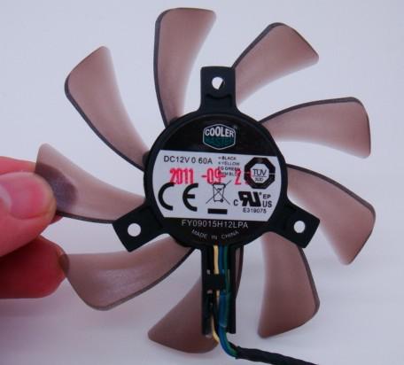 Free Shipping Wholesale CoolerMaster FY09015H12LPA New Genuine Sapphire graphics card fan