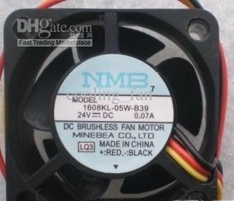 NMB 1608KL-05W-B39 24V 0.07/0.08A 4CM 4020 3Wire FANUC special Cooling fan, cpu cooler heatsink axial Cooling Fan