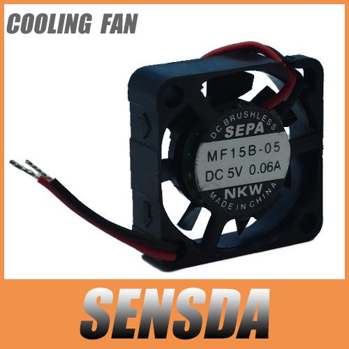 new SEPA MF15B-05 5V 0.06A 1.5cm 15mm 1505 15x15x5mm mini micro fan server cooling fan