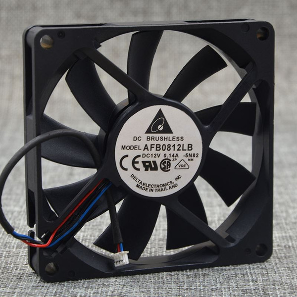 Delta electronics AFB0812LB 8015 12V 8CM/ cm 0.14A ultra quiet axial cooling fan