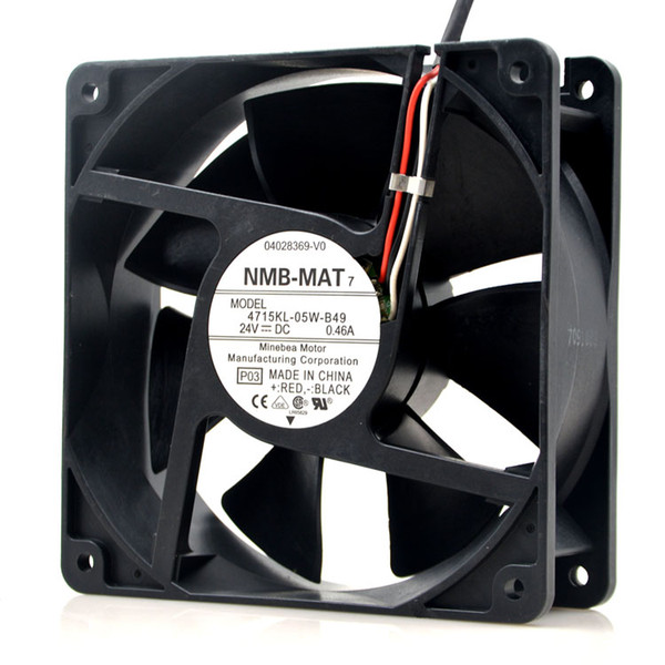 NMB-MAT 4715KL-05W-B49 12038 120*120*38mm 0.46A DC 24V Brushless inverter axial case cooling fan