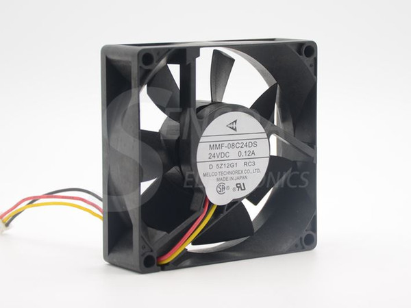 Brand New Original Melco MMF-08C24DS RC3 80*80*25 mm DC 24V 0.12A server Cooling Fan