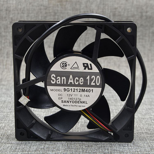 SANYO 9G1212M401 12V 0.14A 12025 12CM 120*120*25mm heatsink cooling fan