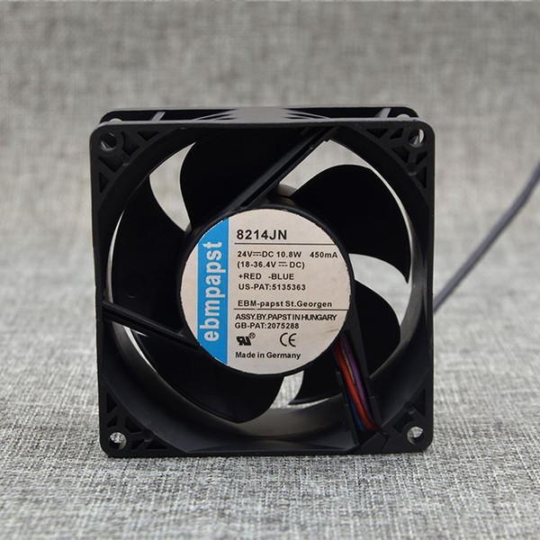 Ebmpapst 8214JN 24V 10.8W 8038 8CM For ABB converter waterproof fan