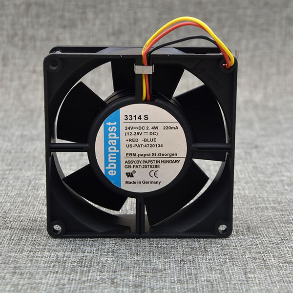 EBMPAPST 3314 S 3314S 9cm 24V 2.4W converter fan