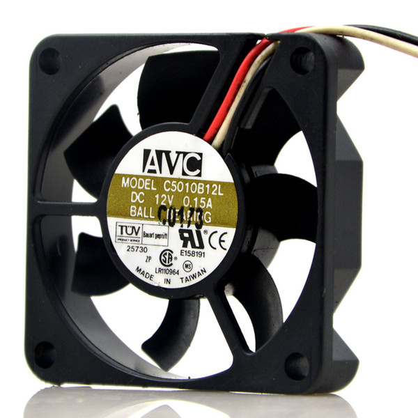 Genuine AVC 5010 12V CPU C5010B12L 5CM cooling fan