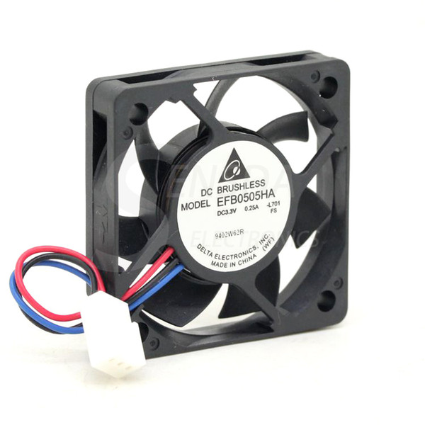 Wholesale DELTA EFB0505HA 5010 50mm 5cm DC 3.3V 0.25A speed server inverter axial cooling fan