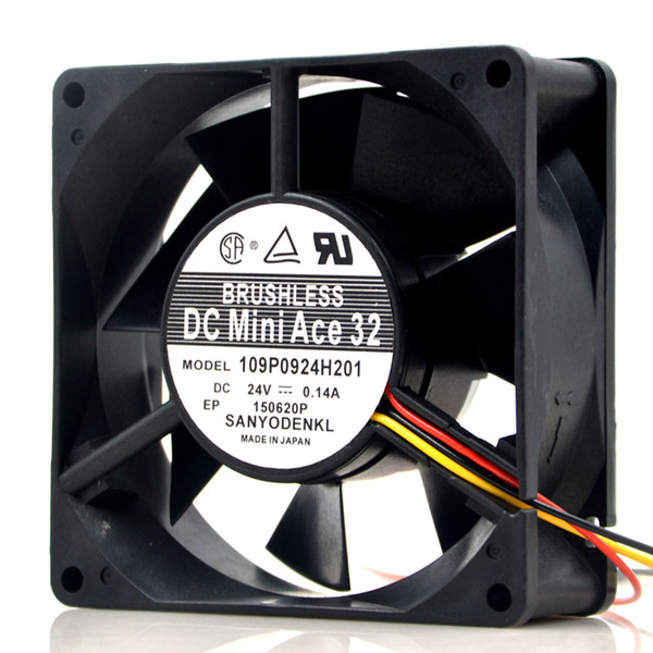 SANYO 109P0924H201 9232 24V 0.14A 9CM dual ball cooling fan