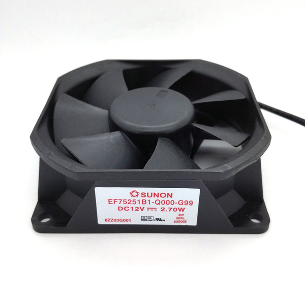 New Original SUNON EF75251B1-Q000-G99 12V 2.70W 75*75*25MM for Projector cooling fan