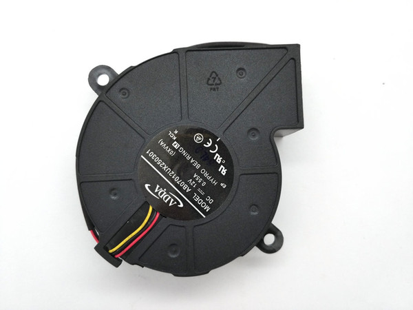 New Original ADDA AB07012UX250301 70*25MM DC12V 0.55A turbo blower projector cooling fan