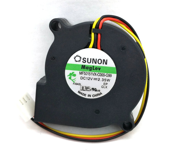 New Original SUNON MF50151VX-C000-G99 50*15MM DC12V 2.35W 3 Lines Computer Blower Cooling Fan