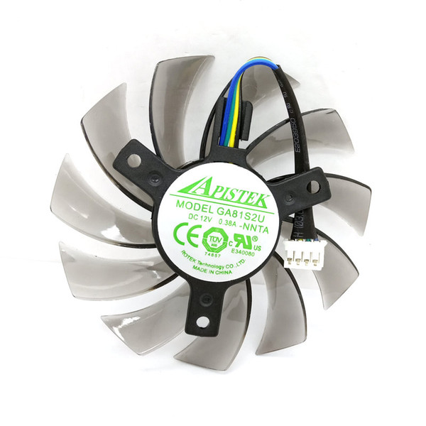 New Original GA81S2U NNTA DC12V 0.38A for EVGA ONDA GT430 GT440 GT630 Graphics card cooling fan