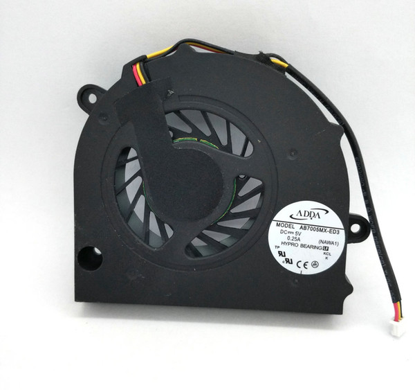 New Original ADDA AB7005MX-ED3 DC5V 0.25A For Toshiba L550D L555 L500 L505 L505D L550 CPU Cooler Cooling Fan