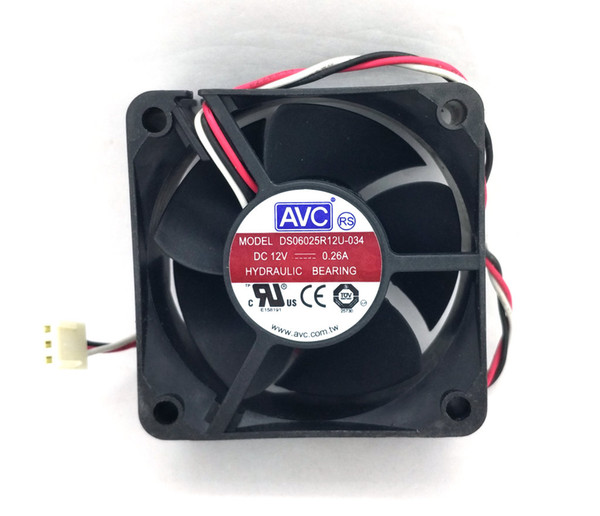 Original AVC DS06025R12U-034 6CM 6025 12V 0.26A for Lenovo A60E A61E M57E A58E M58E chassis fan 11S41R8491 / FRU PN: 41R8511