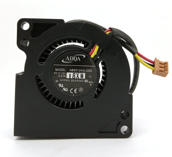 New Original ADDA AB5012HX-C03 DC12V 0.21A 3Lines Porjector Cooling Fan Blower